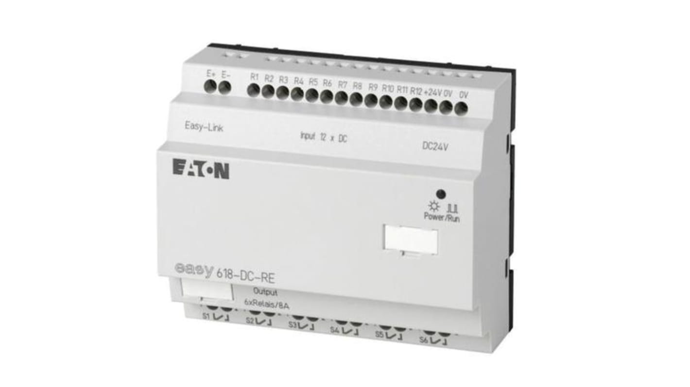 Eaton EASY Expansion Module, 24 V dc Relay, 12 x Input, 6 x Output With Display