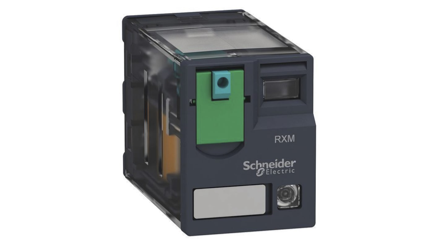 Relais de puissance Schneider Electric Harmony Relay RXM, 2 RT, bobine 24V c.c. Enfichable 900mW