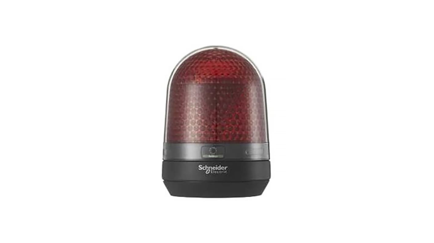 Schneider Electric Harmony XVR Series Red Multiple Effect Beacon, 12 V dc, 24 V dc, Base Mount, LED Bulb, IP23, IP65