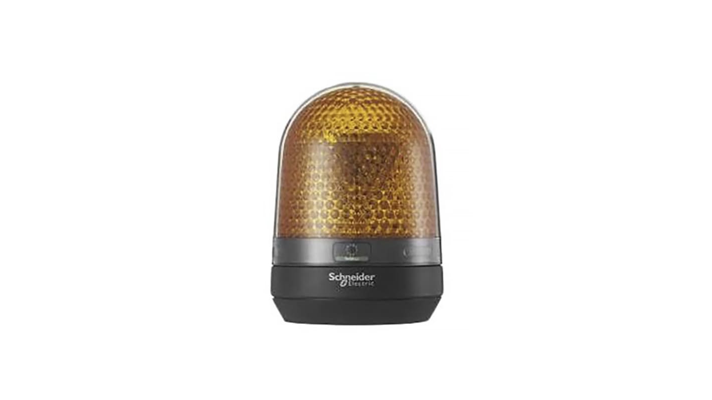 Schneider Electric Harmony XVR Series Amber Multiple Effect Beacon, 100 → 230 V ac, Base Mount, LED Bulb, IP23,
