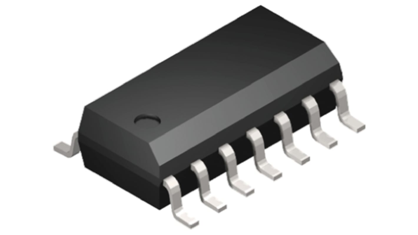 LM2902D STMicroelectronics, Low Power, Op Amp, 1.3MHz 1 kHz, 3 → 30 V, 14-Pin SOIC