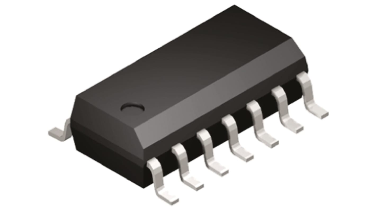 ADC 10-bitowy 200ksps A/C: 4 SOIC SAR Szeregowy (SPI) 5 V
