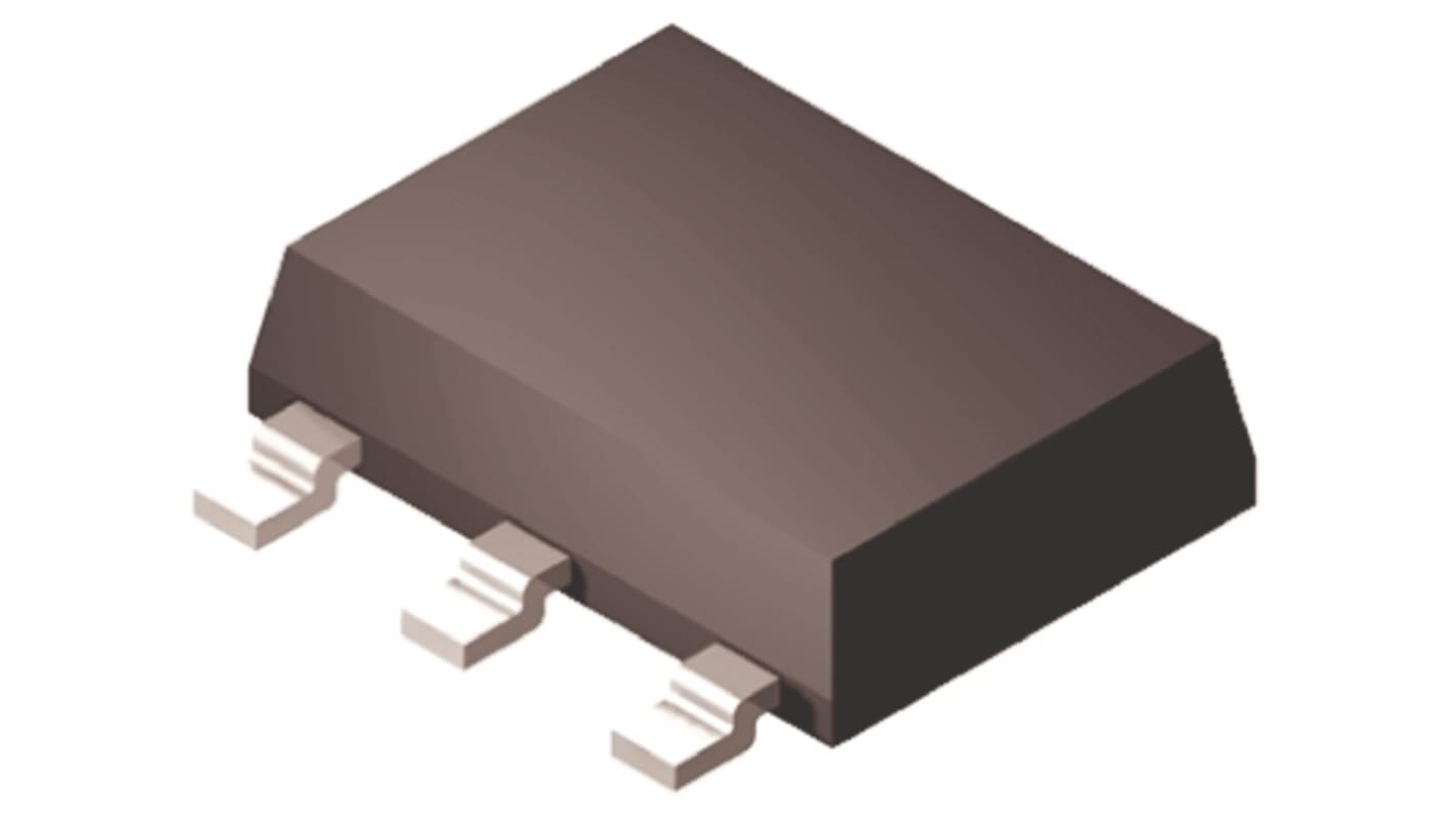 Infineon PNP Darlington-Transistor 45 V 1 A HFE:1000, SOT-223 3 + Tab-Pin Einfach