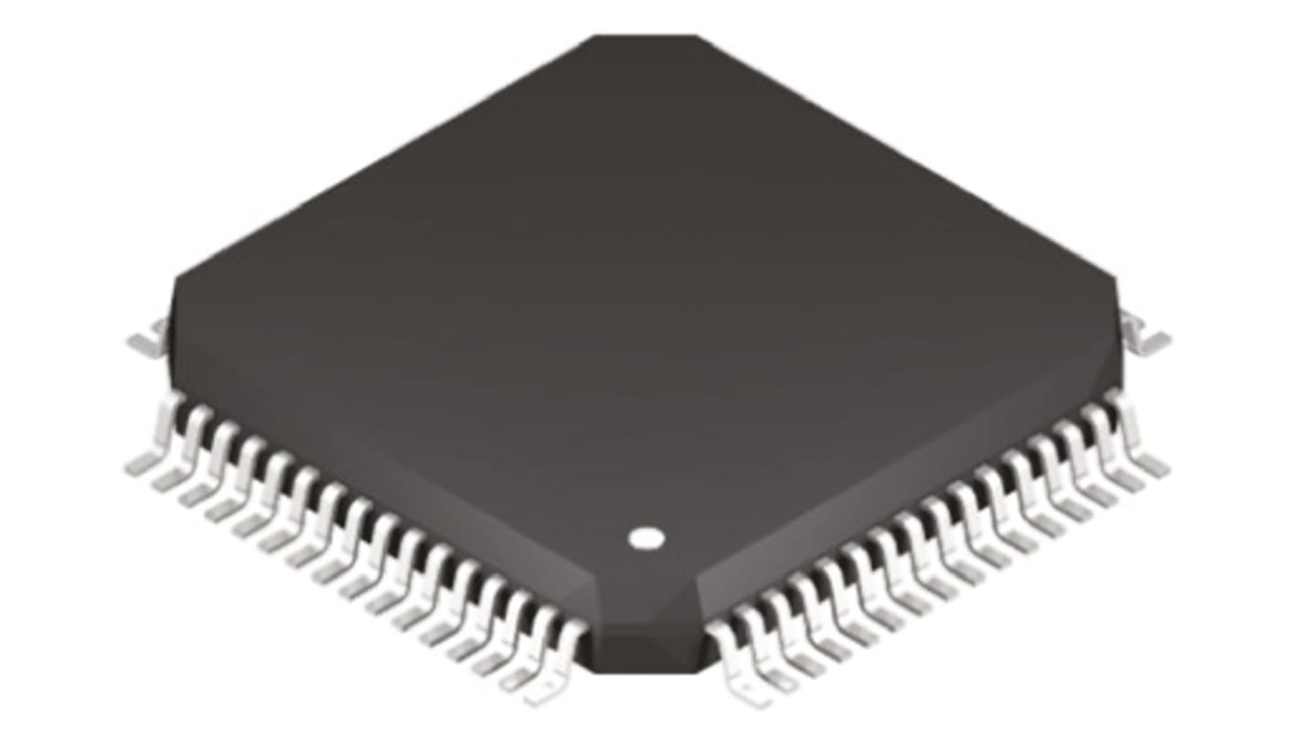 Texas Instruments Analog Front-End IC 24 bit 4 Stk., 64ksps SPI 4-Kanal TQFP, 64-Pin