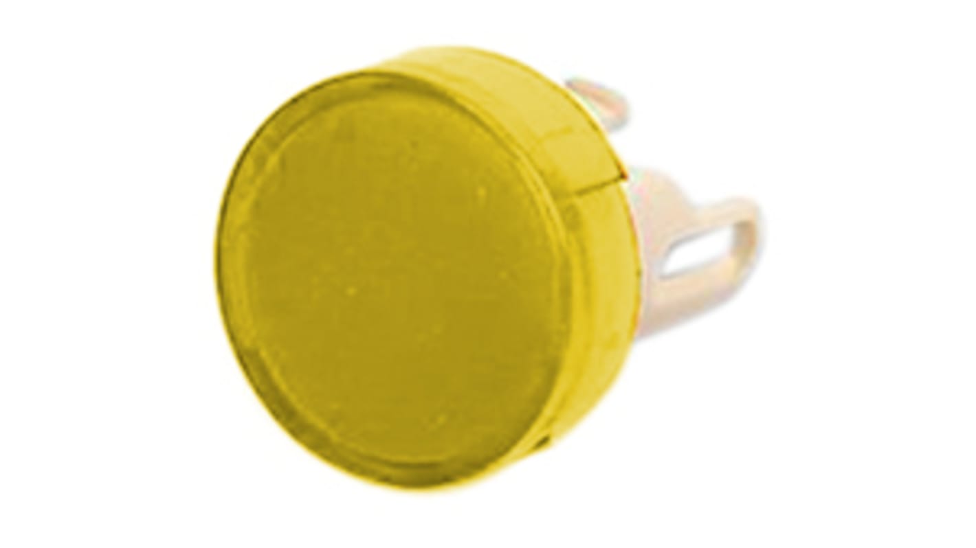 Omron Yellow Round Push Button Lens