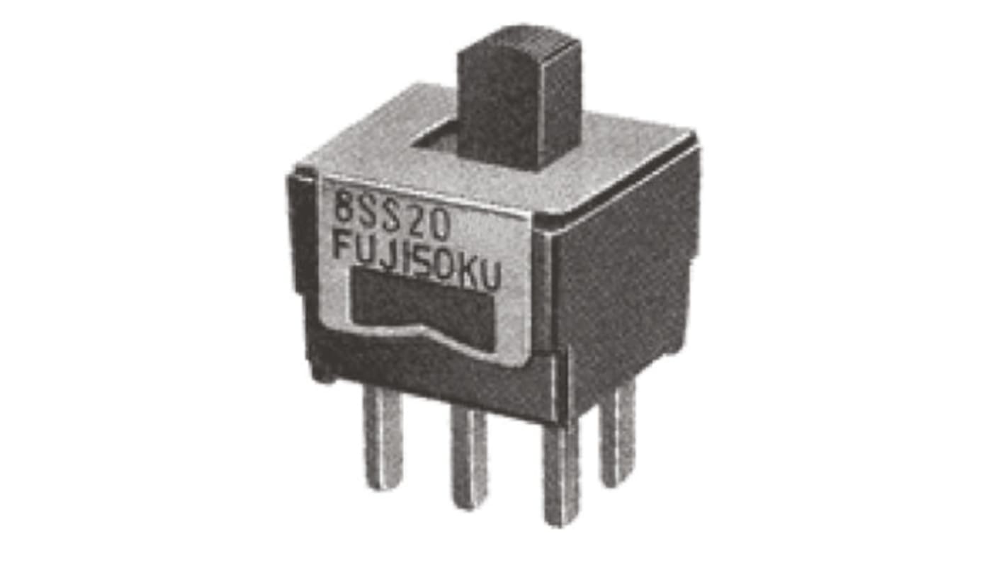 Copal Electronics PCB Slide Switch DPDT On-On 6 A @ 125 V ac Slide