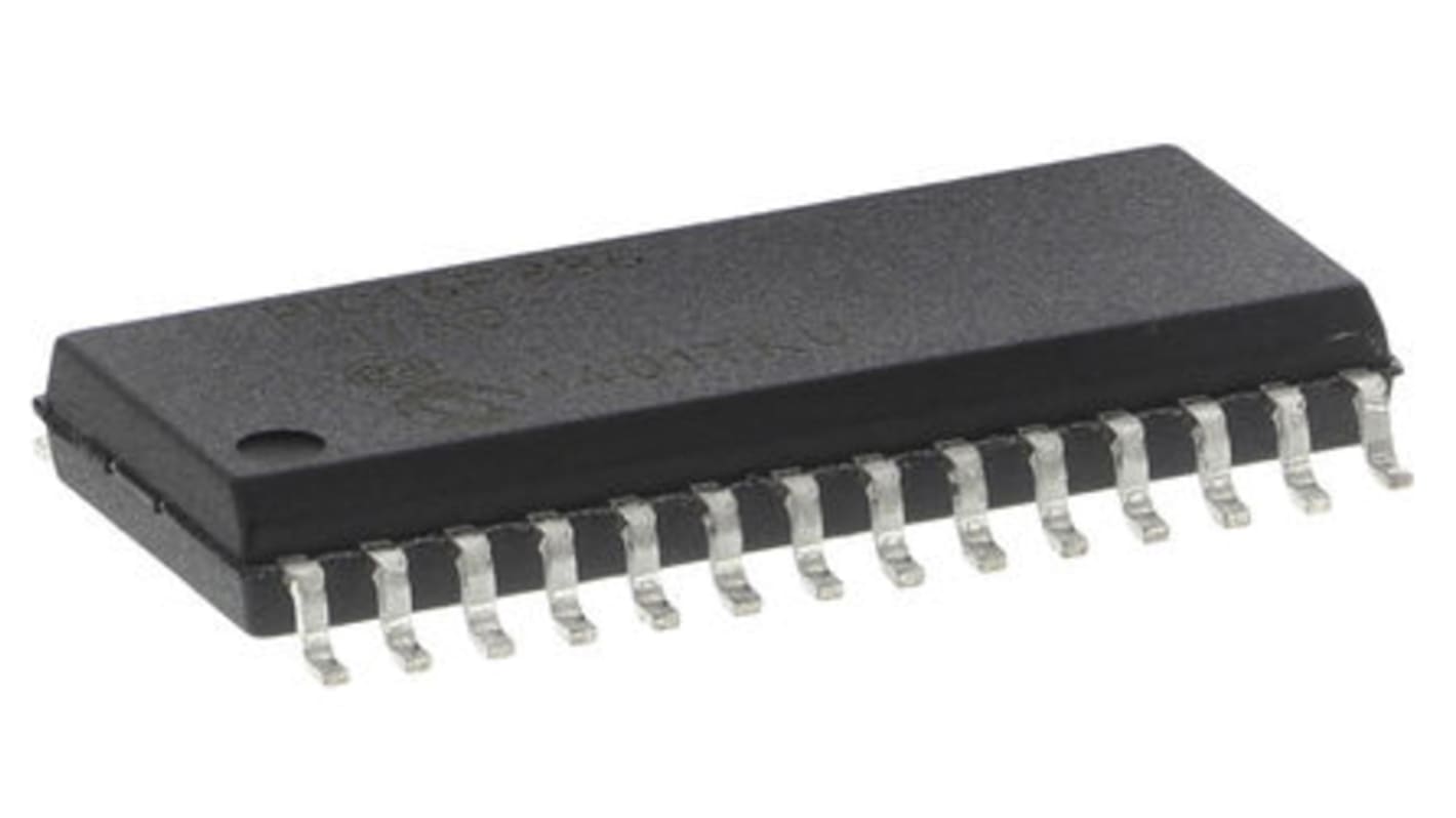 Microcontrolador Microchip PIC16F886-I/SO, núcleo PIC de 8bit, RAM 368 B, 20MHZ, SOIC de 28 pines