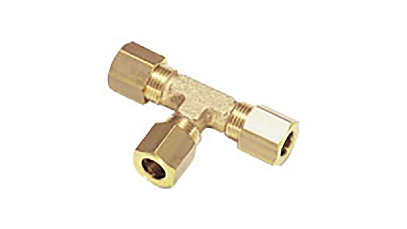 Raccord en T Laiton Legris Femelle - Femelle