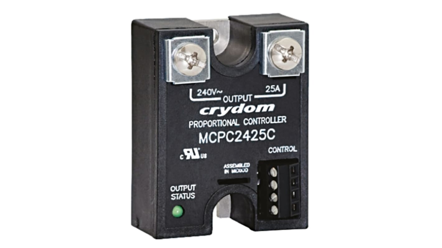 Sensata Crydom Solid State Relay, 50 A Load, Panel Mount, 530 V ac Load, 32 V dc Control