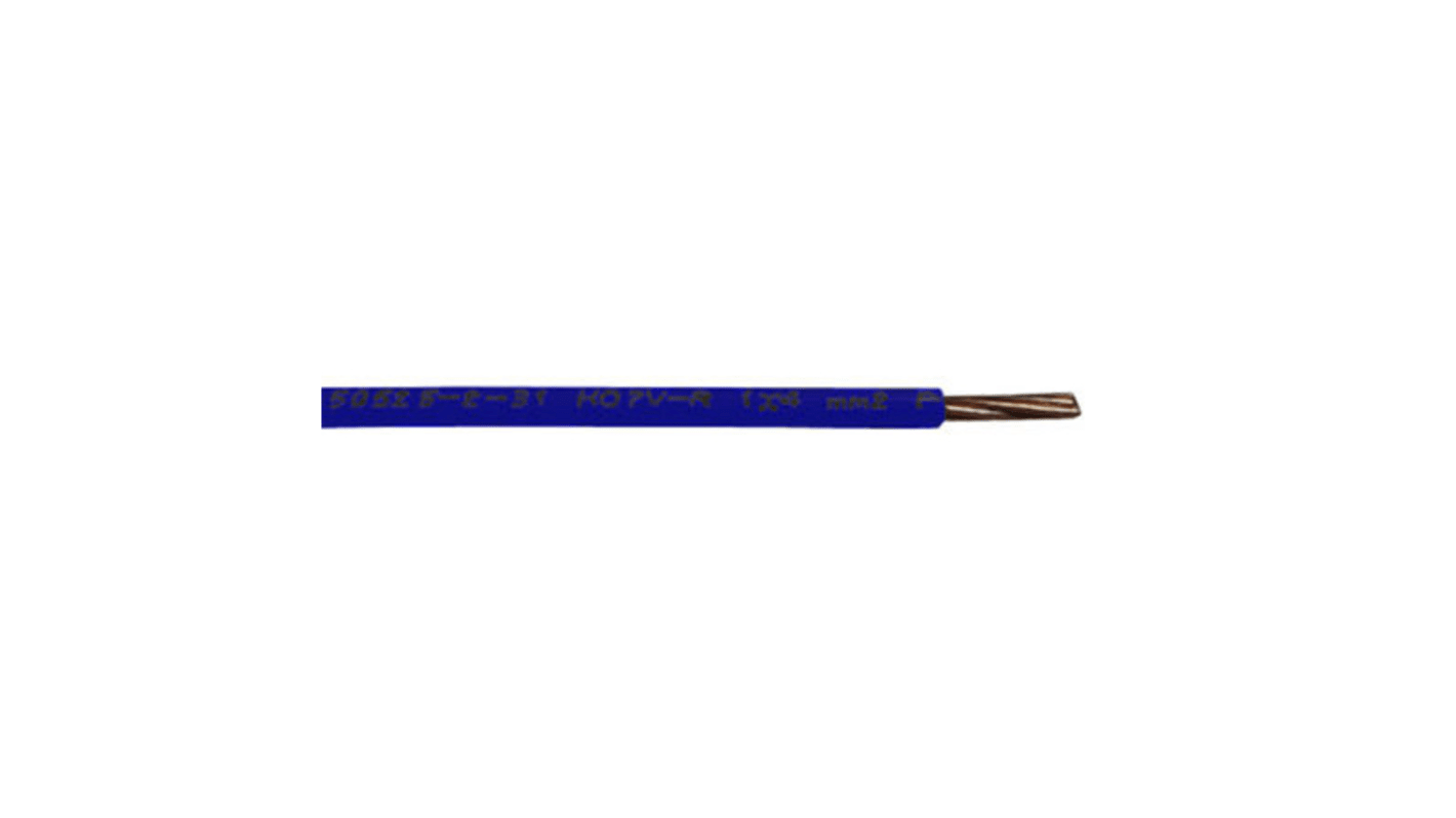 RS PRO Blue 6 mm² Conduit Cable, 100m