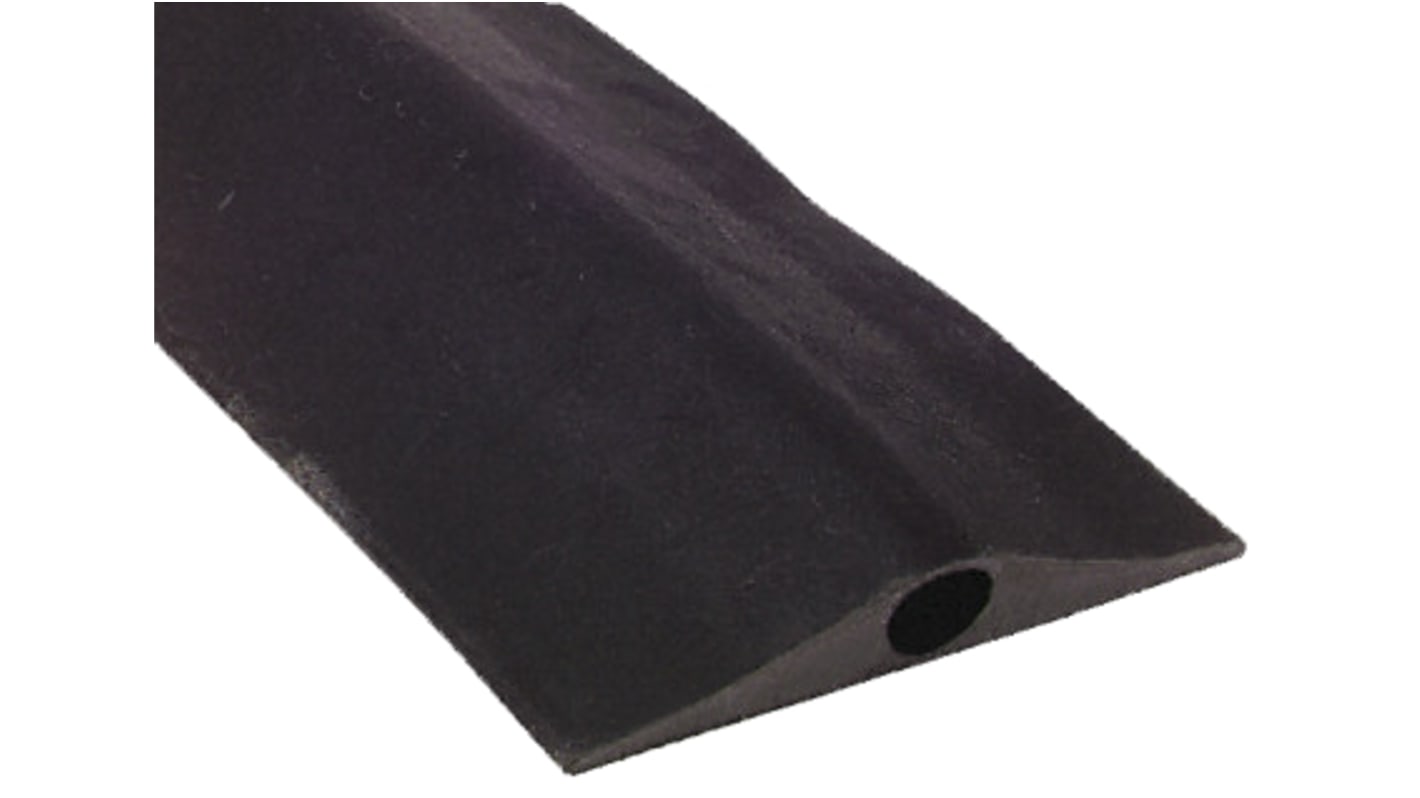 RS PRO 4.5m Black Cable Cover in Rubber, 26mm Inside dia.