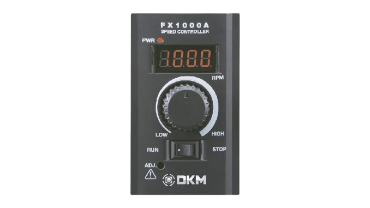 DKM, DC Motor Controller, 1 Phase, Potentiometer Control, 200 → 240 V ac, Panel Mount