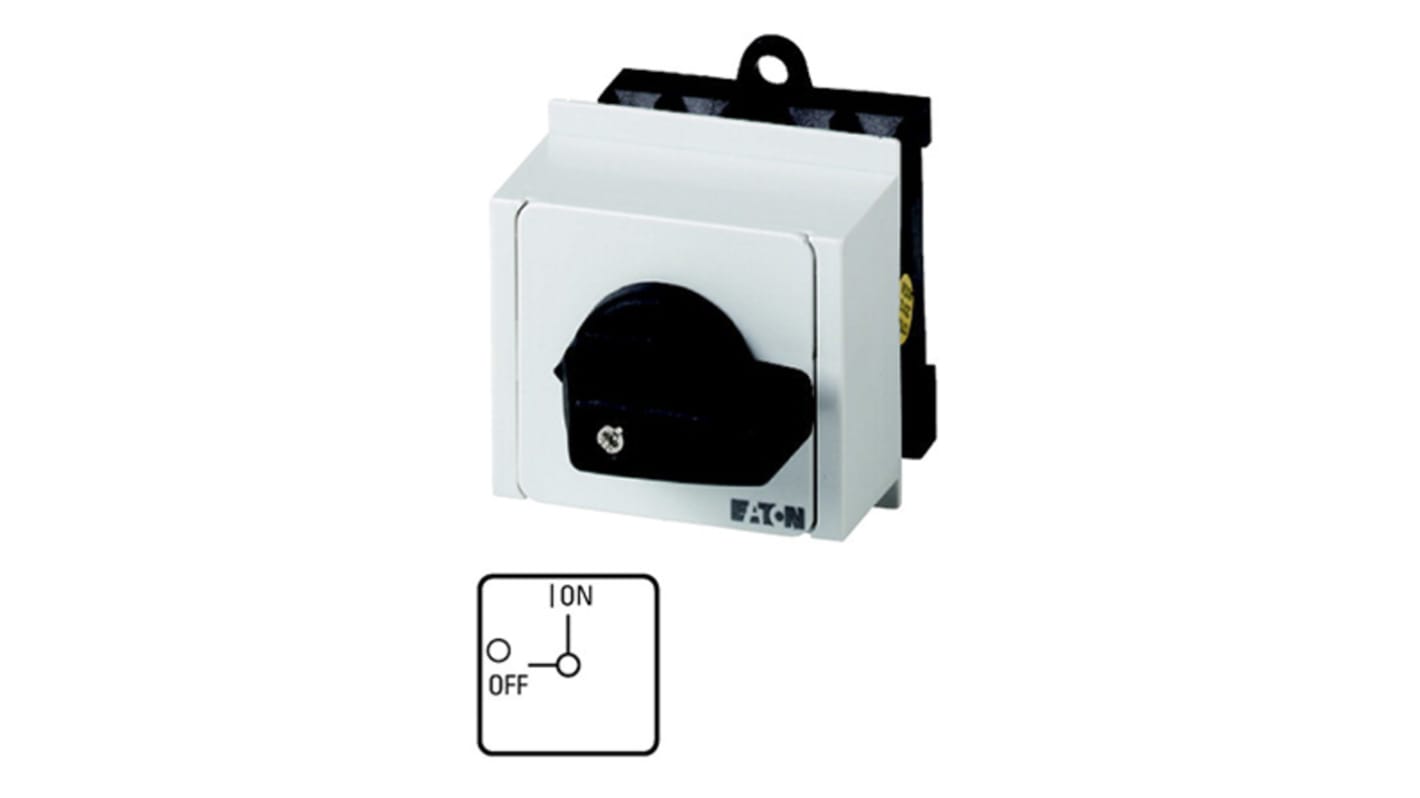 Eaton, DPST 2 Position 90° On-Off Cam Switch, 690V ac, 20A