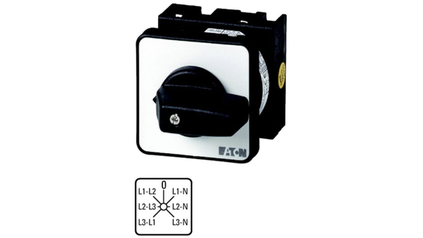 Interrupteur à came Eaton, 7 contacts , Tripolaire, 20A