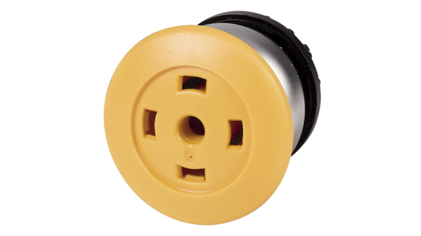 Eaton RMQ Titan M22 Series Yellow Momentary Push Button, 22mm Cutout, IP67