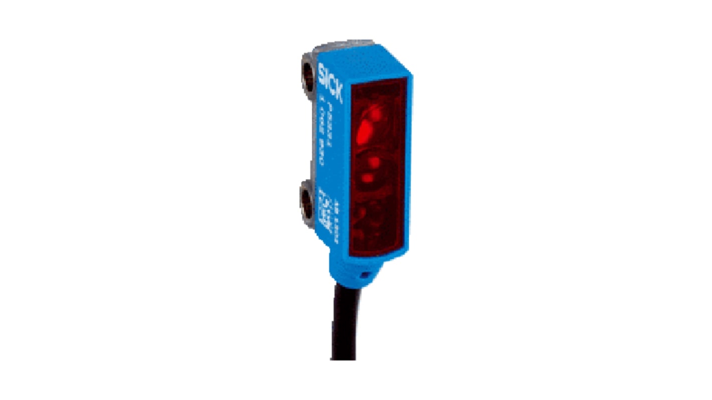 Rs-Online Sensore fotoelettrico Rettangolare SICK a retroriflessione rilevamento 0 → 1 2 m uscita PNP