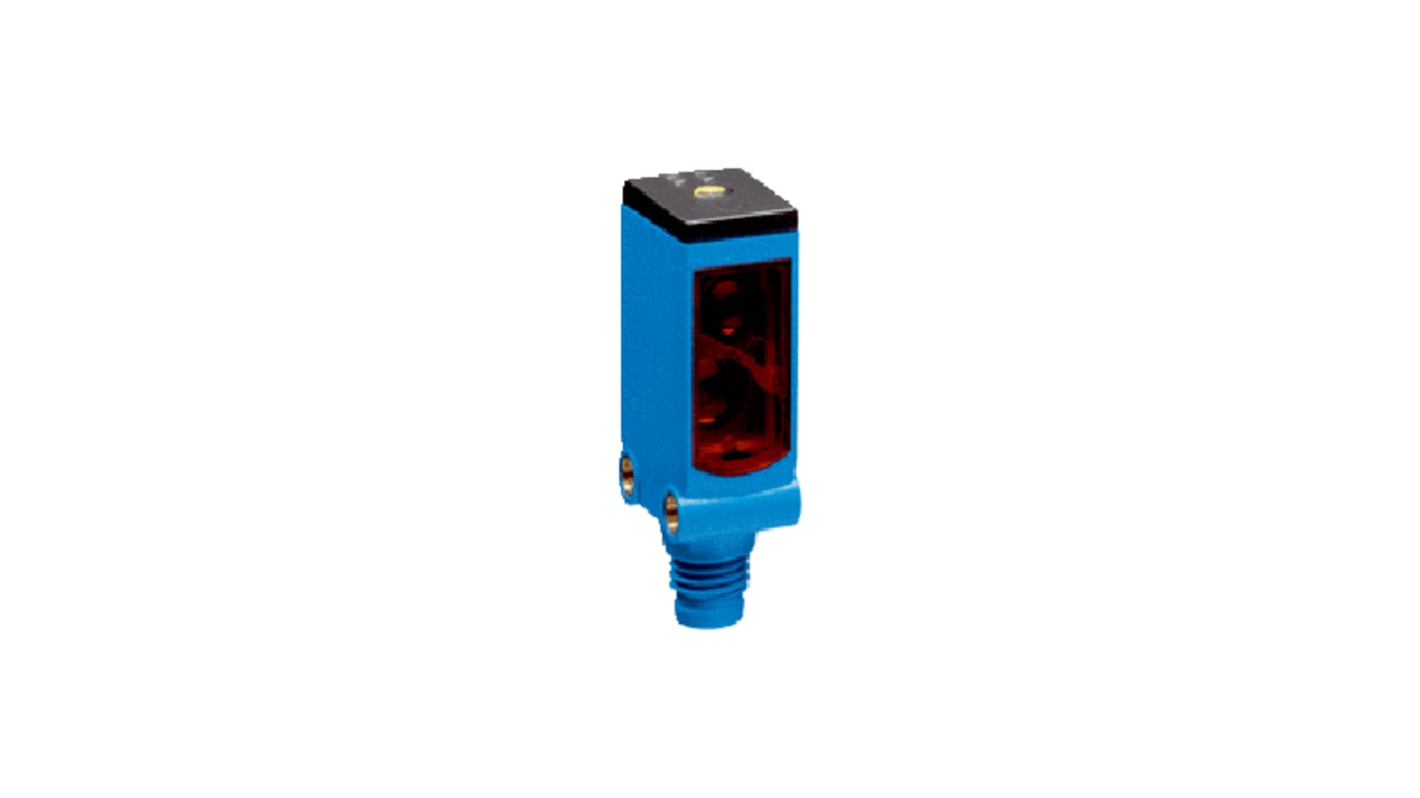 Rs-Online Sensore fotoelettrico Rettangolare SICK a soppressione di sfondo rilevamento 4 mm → 180 mm uscita PNP