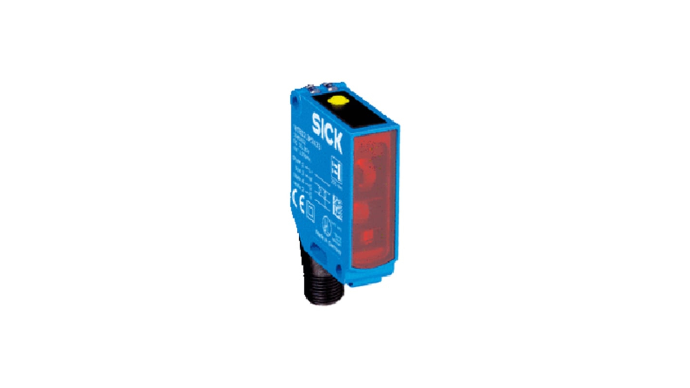 Rs-Online Sensore fotoelettrico Rettangolare SICK a retroriflessione rilevamento 0 → 4 m uscita PNP