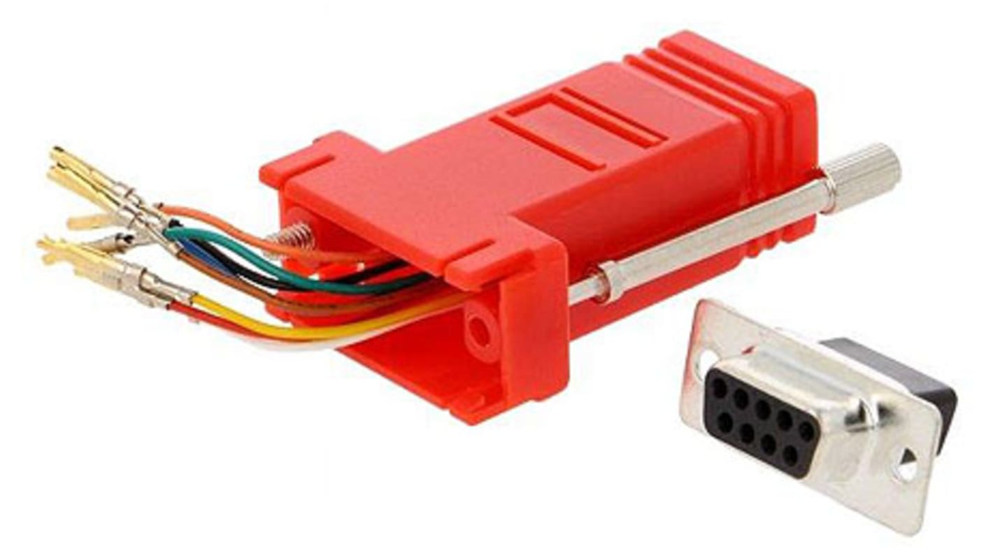 MH Connectors D-sub Adapter Male 9 Way D-Sub to Female RJ45