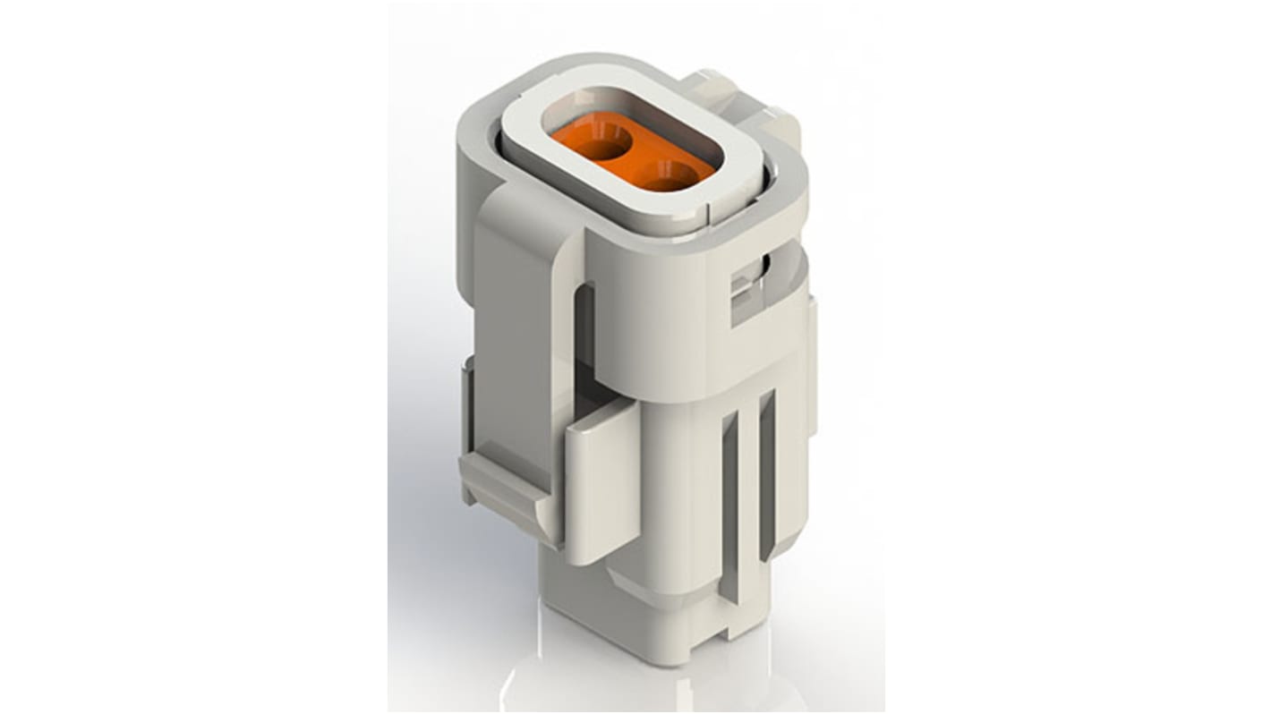 EDAC 電線対電線コネクタ, ソケット 2P ケーブルマウント 3A