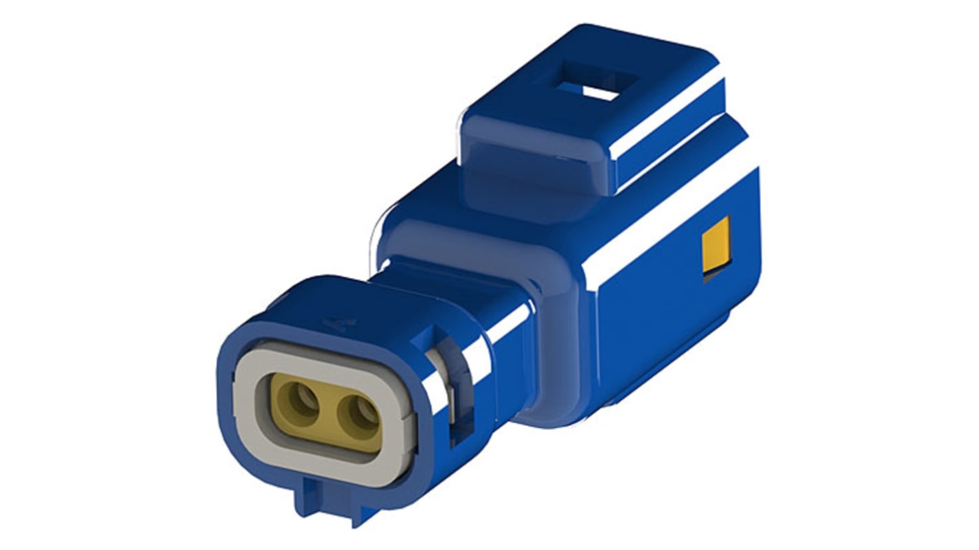 EDAC Wire to Wire Connector Cable Mount Plug, 2P, Crimp Termination, 3A, 250 V