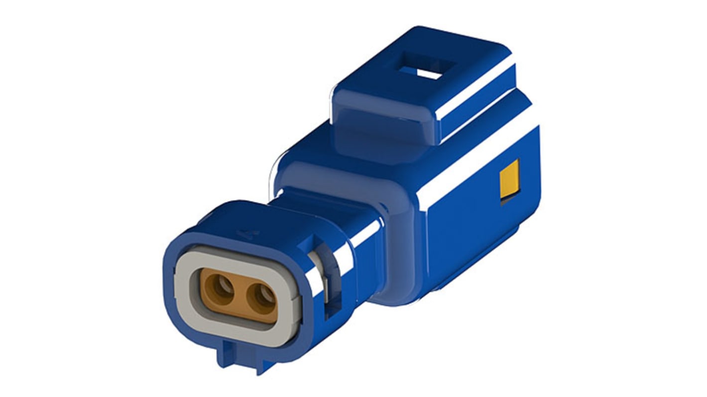 EDAC 线对线连接器插头, 2P, 250 V, 3A, 电缆安装, 压接端接, 1.7mm线规, PBT外壳
