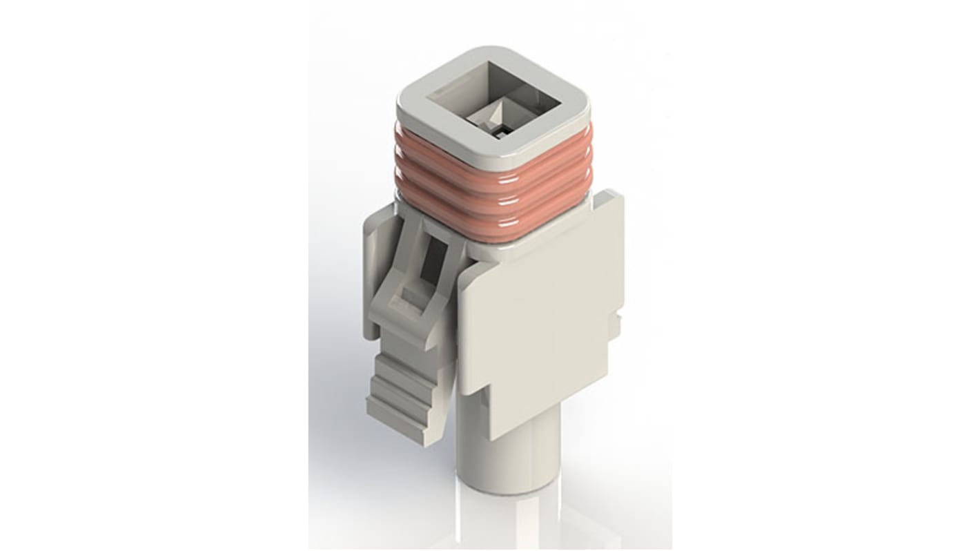 EDAC 线对线连接器插座, 1P, 300 V, 10A, 电缆安装, 压接端接, PBT外壳