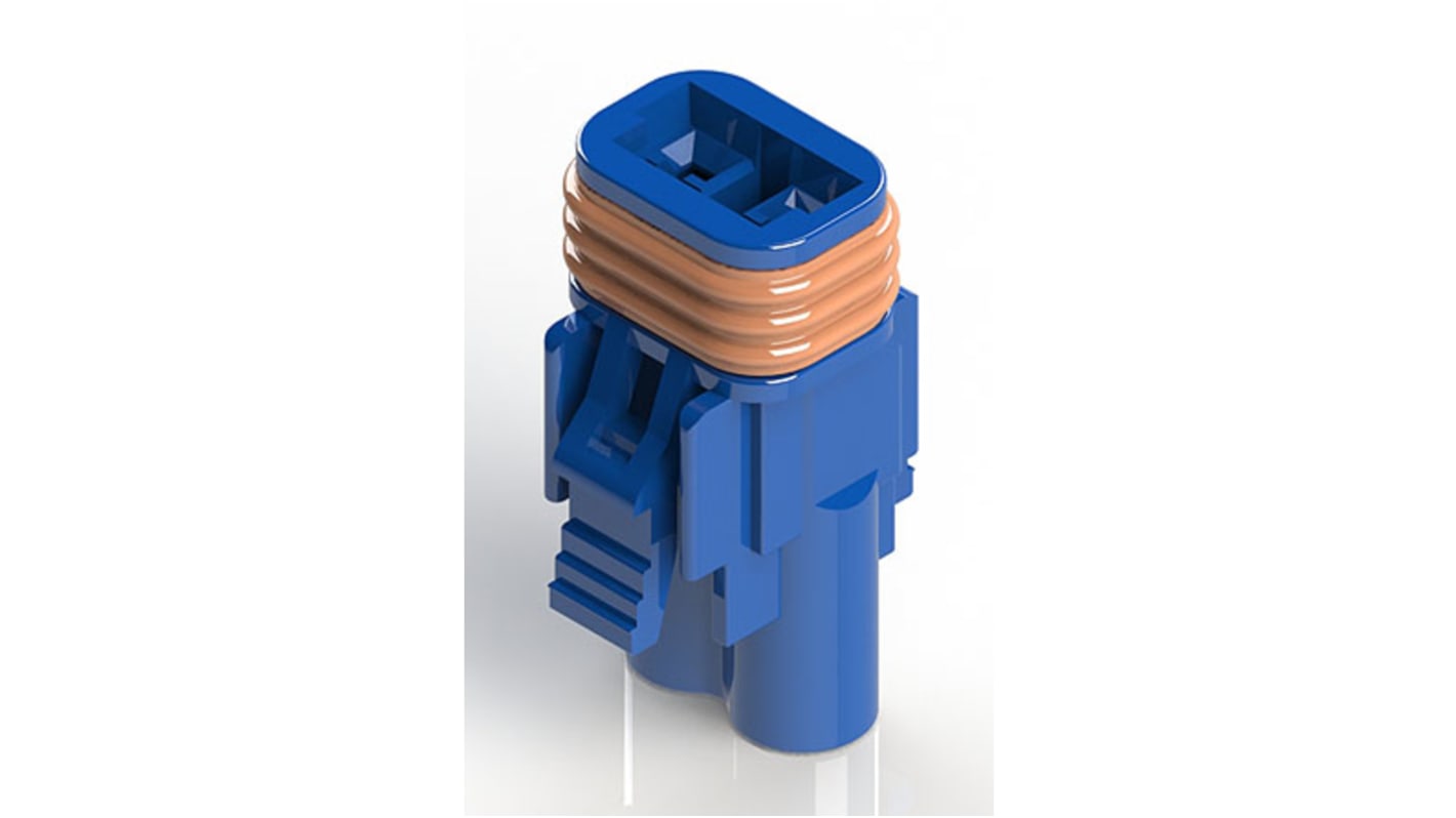 EDAC 线对线连接器插座, 2P, 300 V, 10A, 电缆安装, 压接端接, PBT外壳
