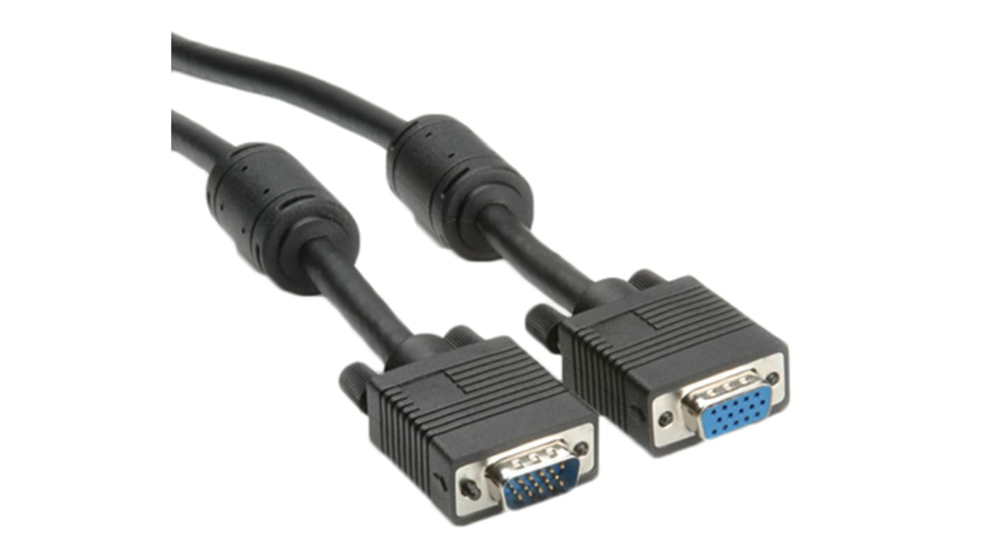 Roline Male VGA to Female VGA Cable, 3m