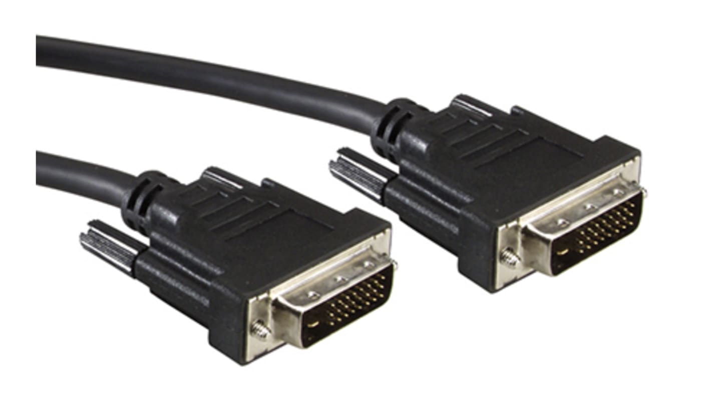 Roline, Male DVI-D Dual Link to Male DVI-D Dual Link  Cable, 15m