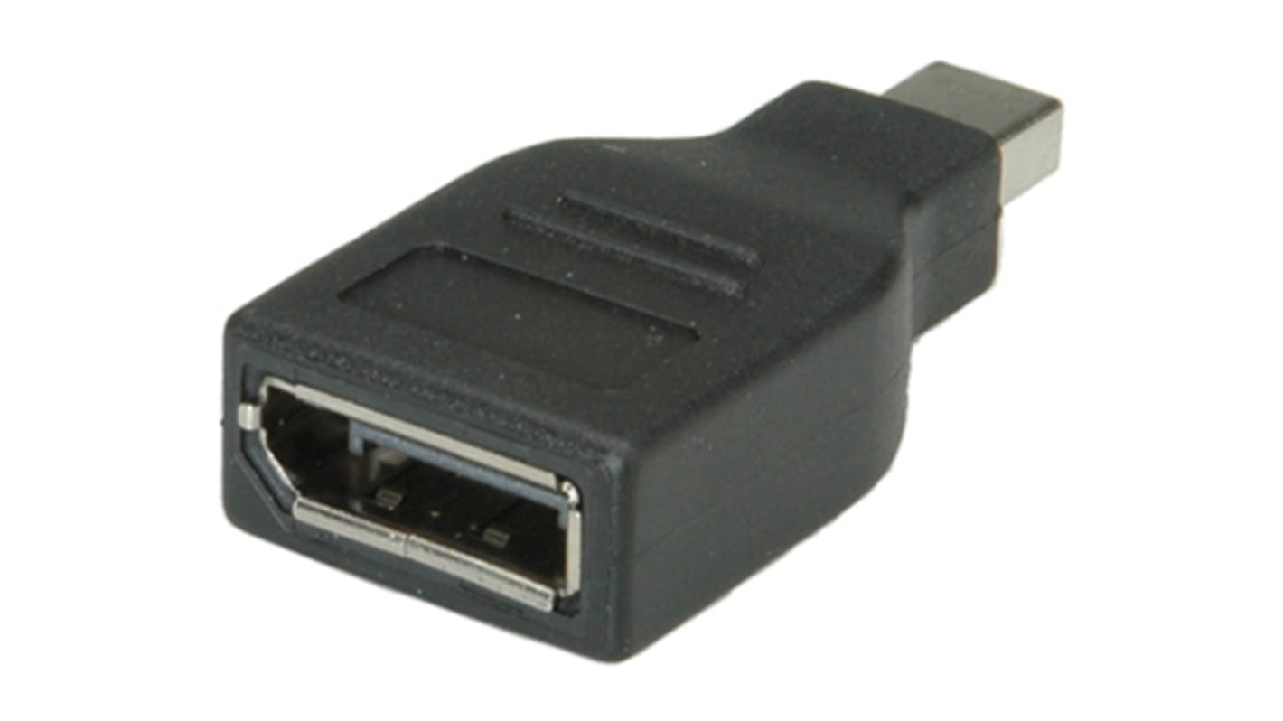 Roline DisplayPort-Kabel A Stecker DP (DisplayPort) Mini B Display-Anschluss - Buchse