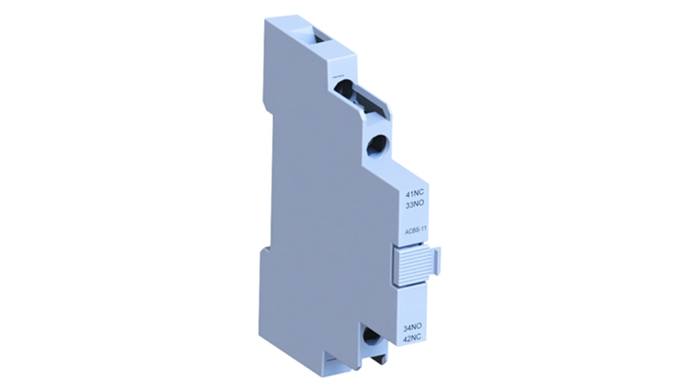 WEG Auxiliary Contact Block, 2 Contact, 2NO, Side Mount ACBS