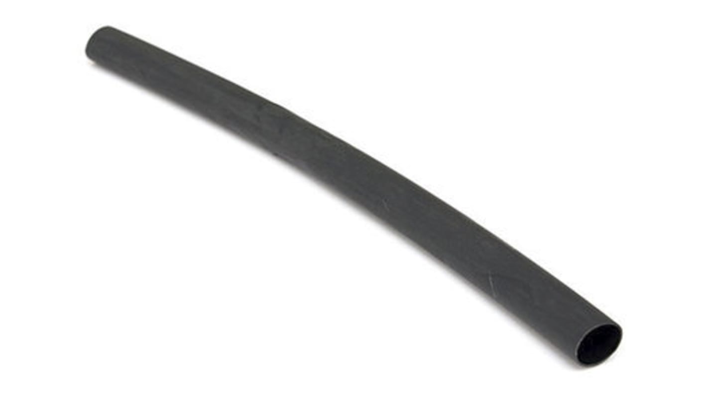 Guaina termorestringente TE Connectivity Ø 3mm, col. Nero, restringimento 3:1, L. 1.2m, adesiva