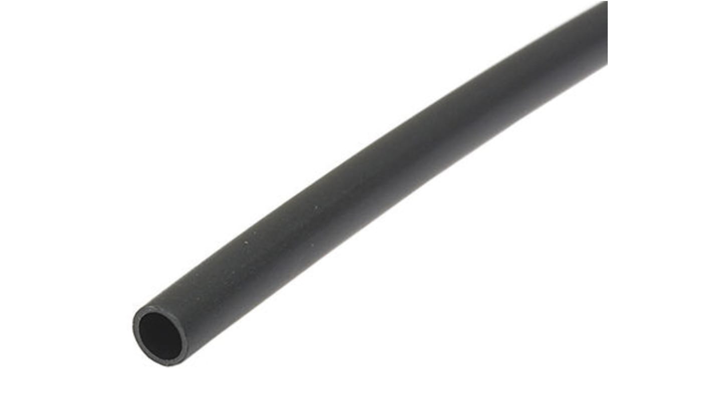TE Connectivity Adhesive Lined Heat Shrink Tubing, Black 9mm Sleeve Dia. x 1.2m Length 3:1 Ratio, DWFR Series