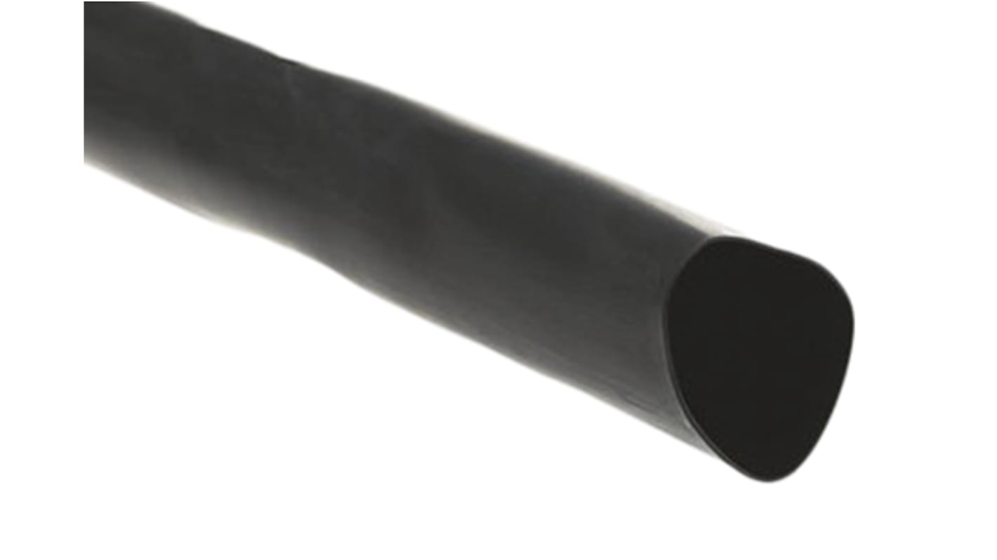 Guaina termorestringente TE Connectivity Ø 32mm, col. Nero, restringimento 4:1, L. 1.2m, adesiva