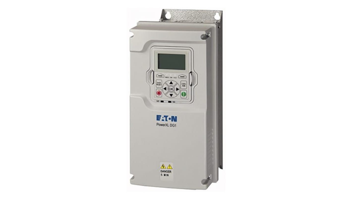 Variador de frecuencia Eaton serie Eaton Moeller, 0,75 kW, 400 V ac, 3 fases, 2,2 A, 0 → 400Hz, IP21, BACnet