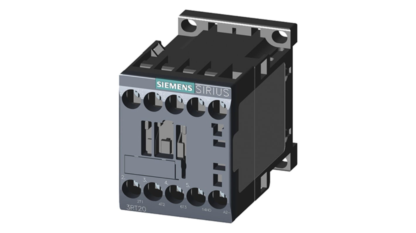 Relè di controllo Siemens, 3 NO, carico FLC 6,1 A, 18 A