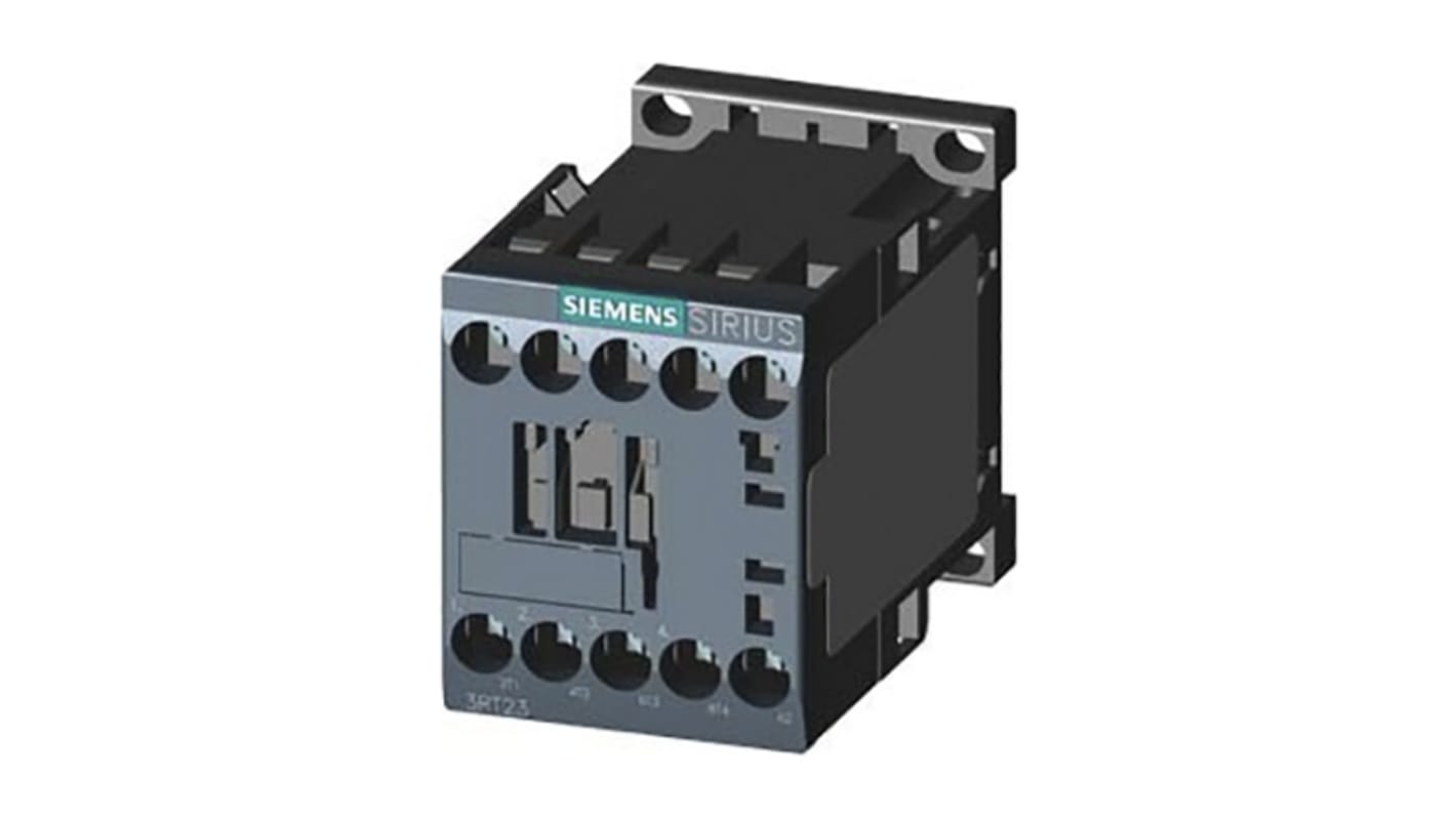 Siemens SIRIUS 3RT2 Leistungsschütz 24 V ac-Spule, 4 -polig , 690 V ac / 12 A 5,5 kW 4 Schließer