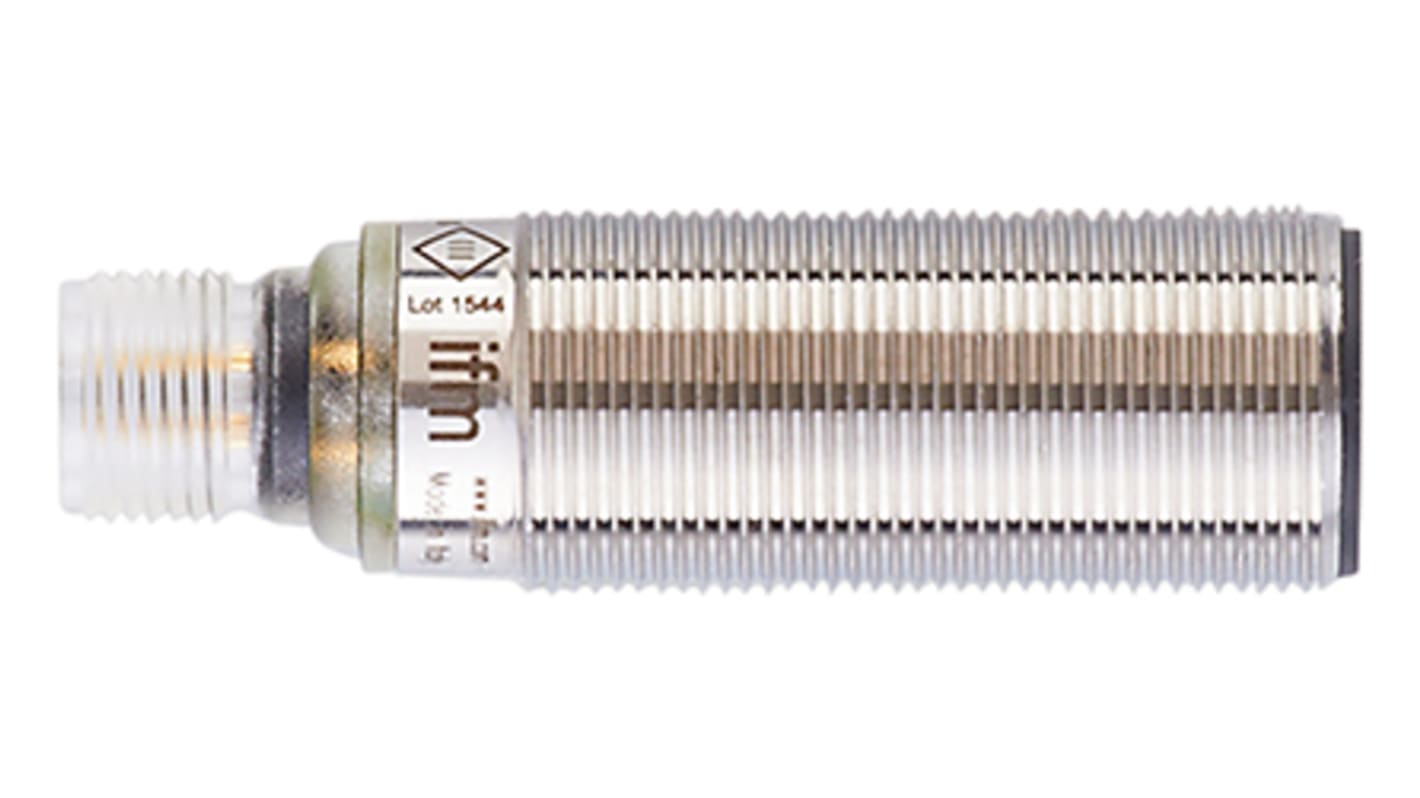 Rs-Online Sensore di prossimità Cilindro filettato ifm electronic M18 rilevamento 1 2 m 10 → 30 V c.c