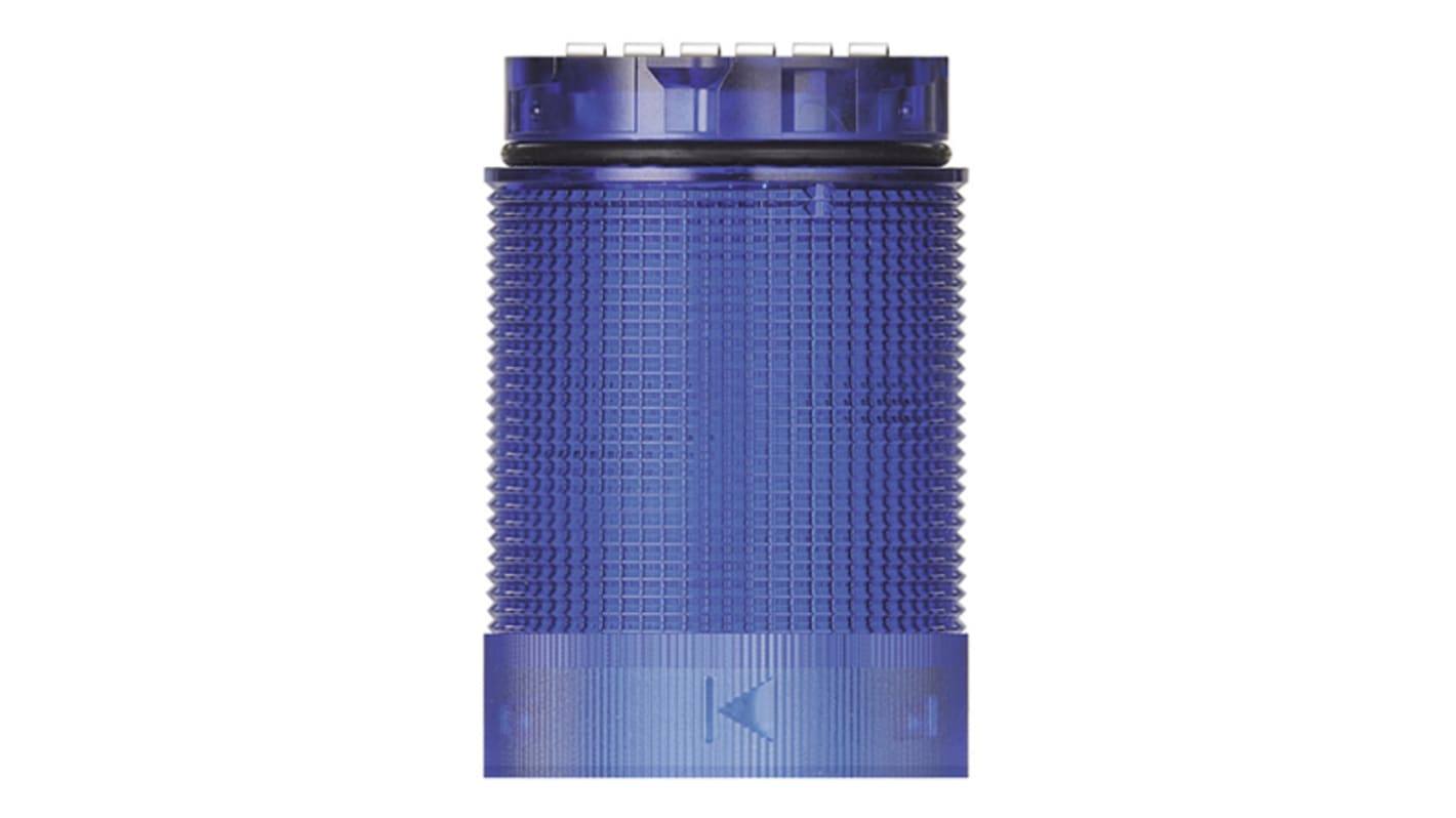 Werma KombiSIGN 40 Series Blue Multiple Effect Beacon Tower, 24 V ac/dc, LED Bulb, AC, DC, IP66