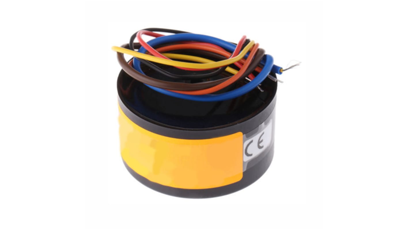 RS PRO 230V ac, 2 x 9V ac Toroidal Transformer, 15VA 2 Output