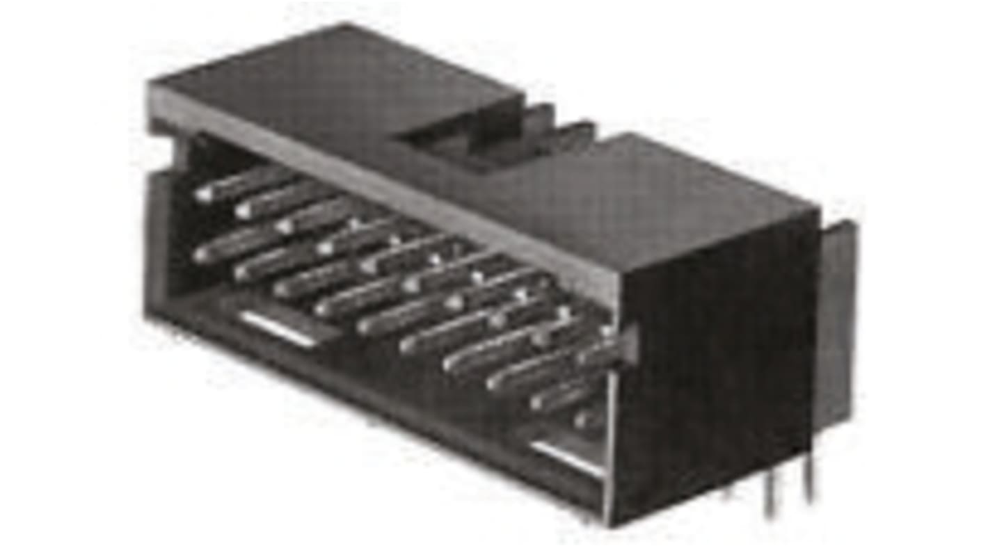 Wtyk PCB 12-pinowe raster: 2.54mm 2-rzędowe TE Connectivity Przepust 3A