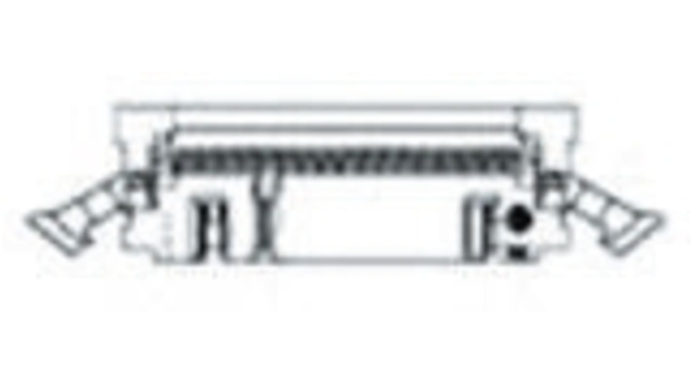 TE Connectivity AMP-LATCH IDC-Steckverbinder Stecker, , 50-polig / 2-reihig, Raster 2.54mm
