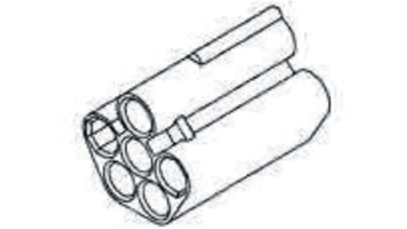 TE Connectivity, Universal MATE-N-LOK Female Connector Housing, 6 Way