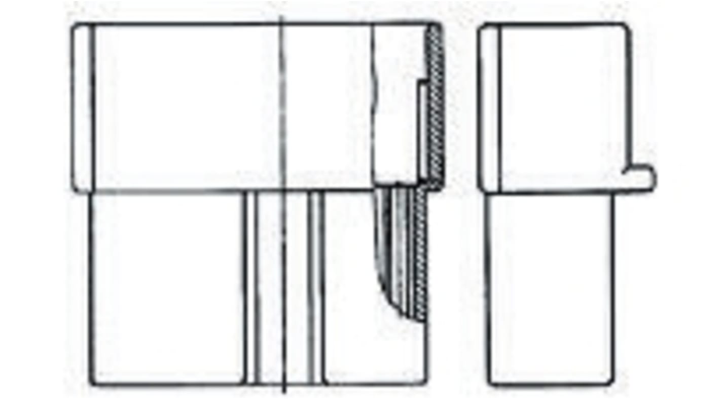 TE Connectivity, Multi-Interlock Mark II Female Connector Housing, 7mm Pitch, 5 Way, 2 Row