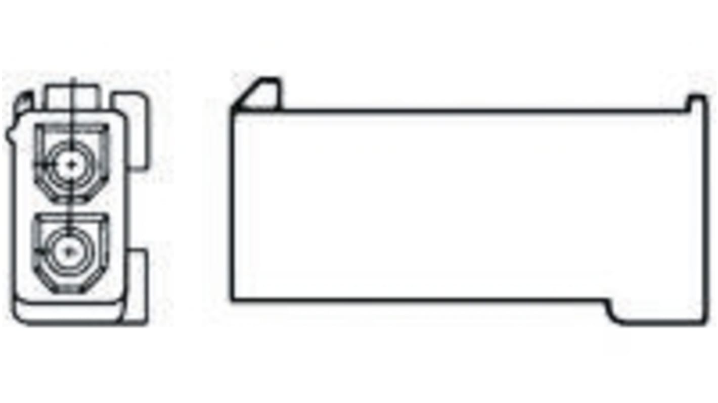 TE Connectivity, Universal MATE-N-LOK Female Connector Housing, 6.35mm Pitch, 9 Way, 3 Row
