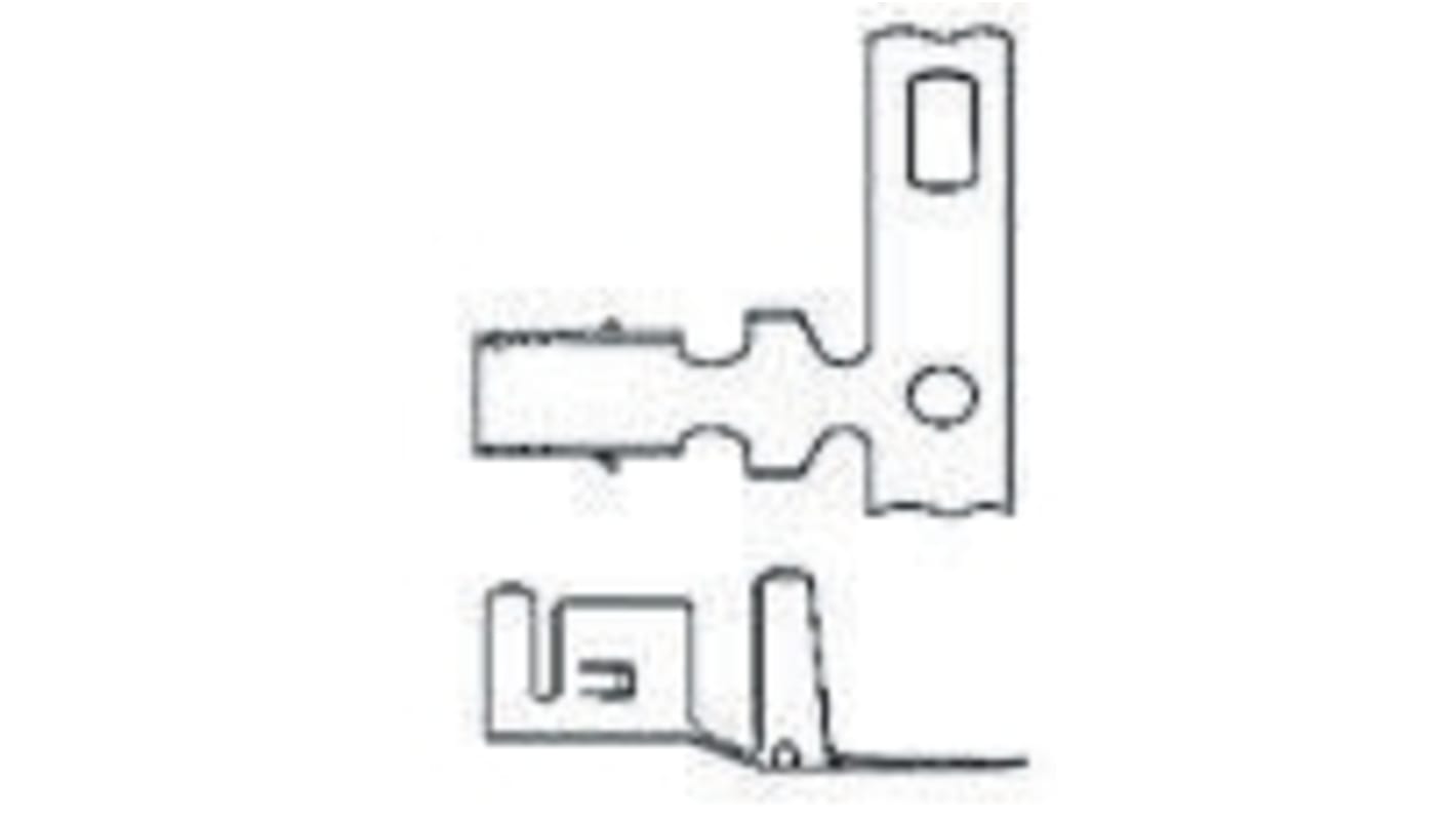 TE Connectivity AMP-IN Crimp-Anschlussklemme, Buchse, 0.75mm² / 2mm², Zinn Lötanschluss