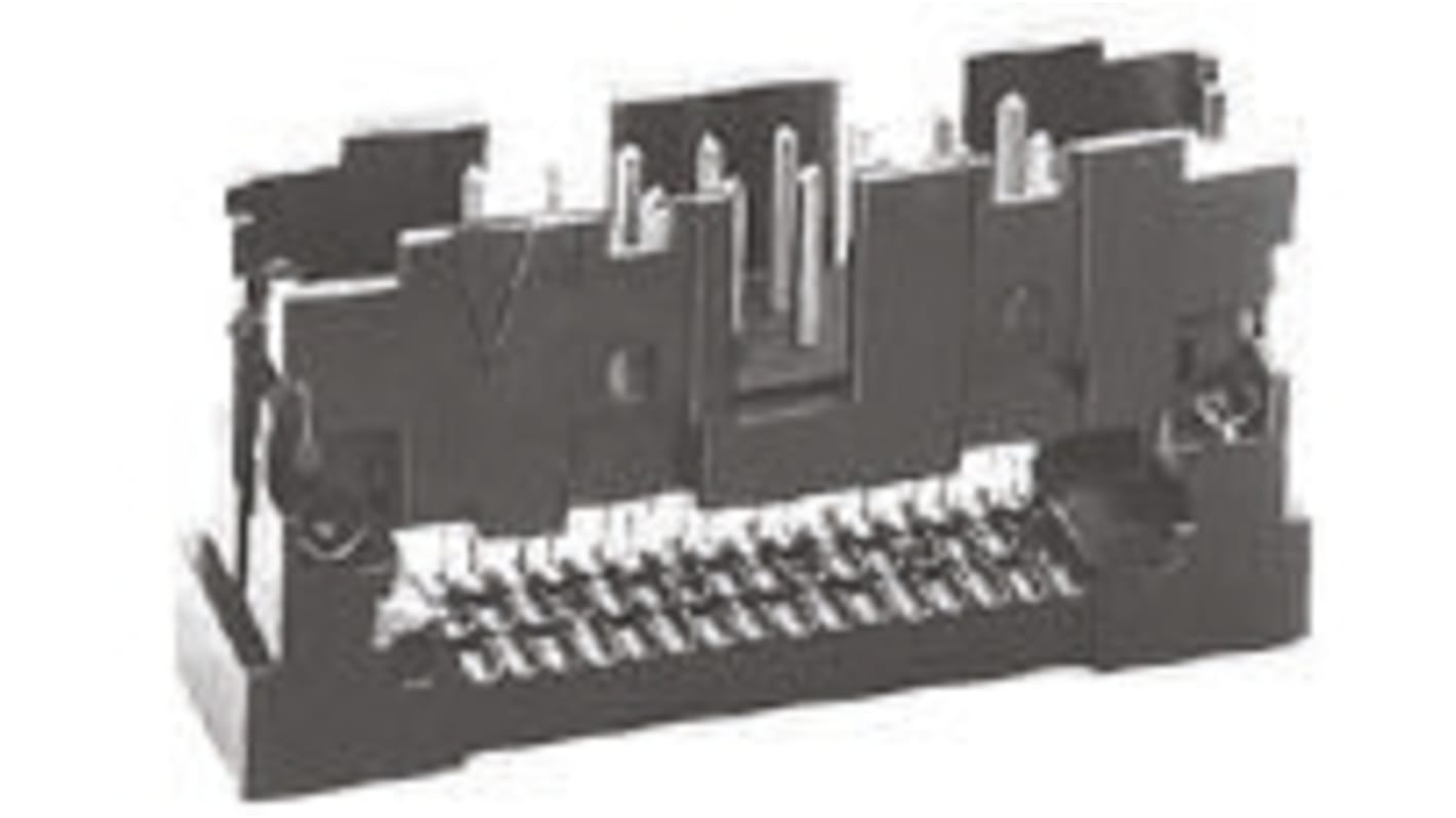 TE Connectivity 50-Way IDC Connector Plug for Cable Mount, 2-Row