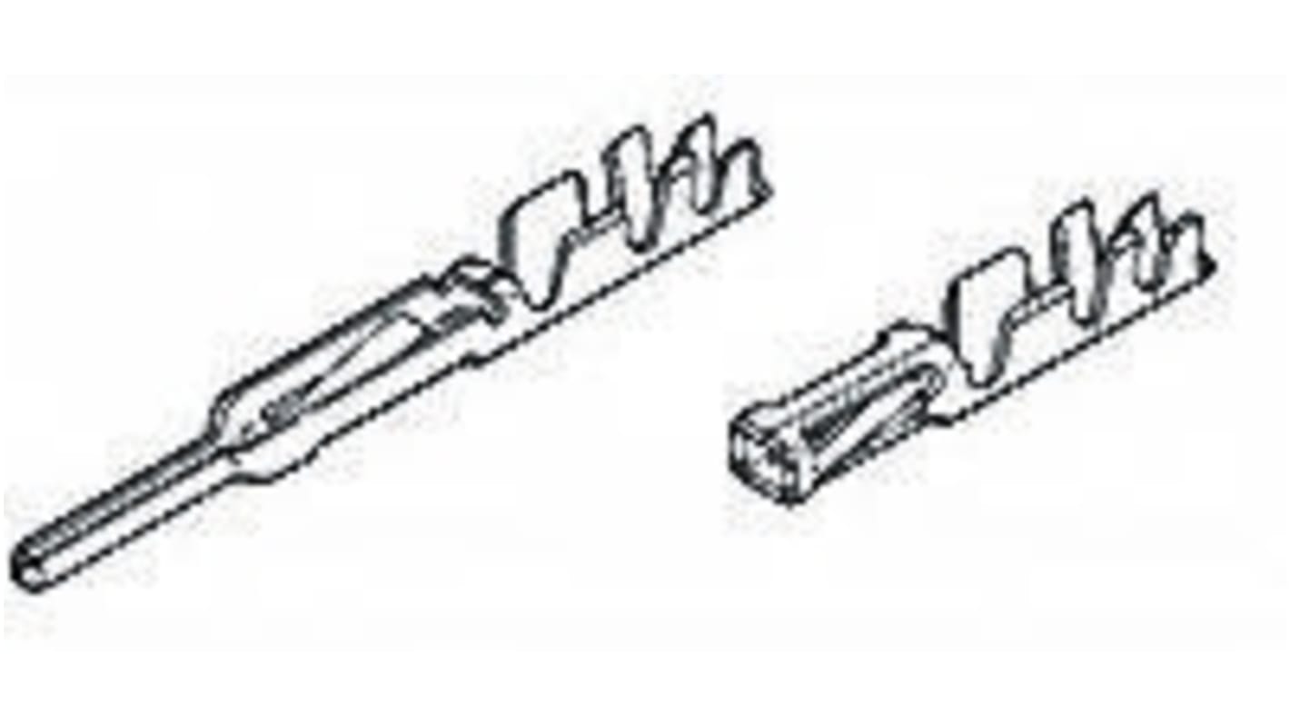 TE Connectivity FFC Crimp-Anschlussklemme für FFC-Steckverbindergehäuse, Stecker, 0.1mm² / 0.4mm², Heller Zinnleiter