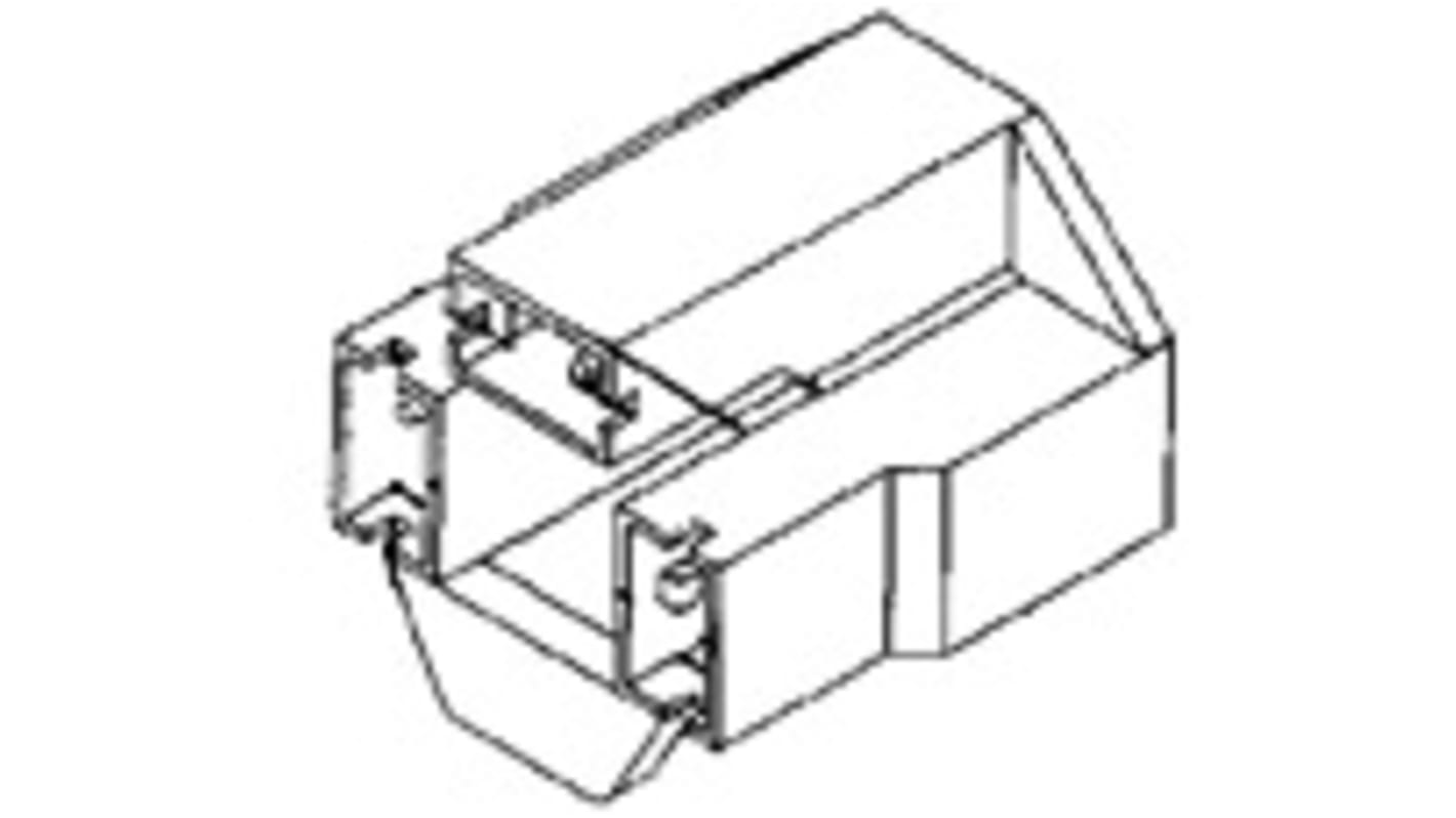 TE Connectivity Positive Lock .250 Crimpkontaktgehäuse, Stecker, Nylon 6.6, B 6.35mm, Natur, 3-polig